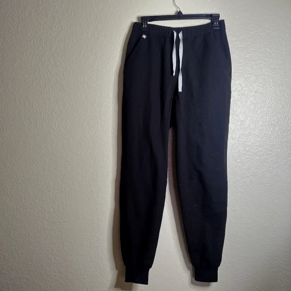 Figs Tansen Jogger Scrub Pants Black Sz S